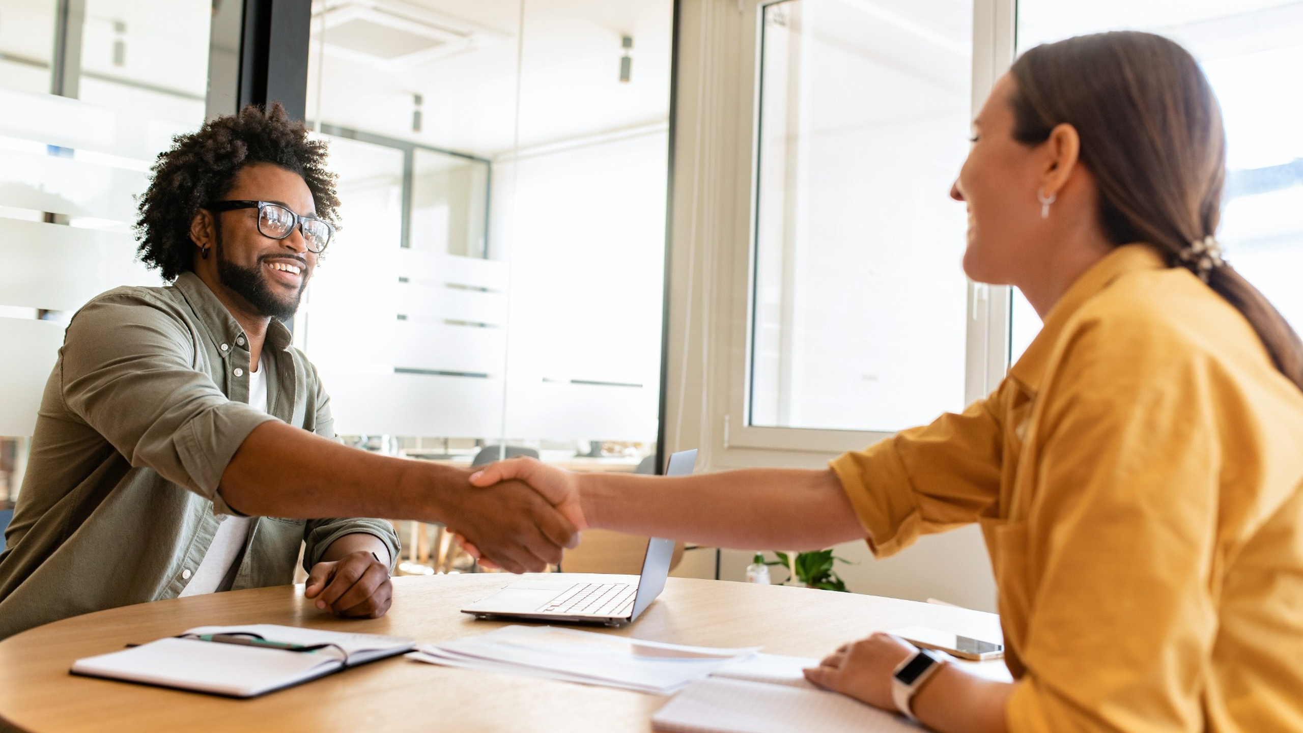 Profissionais em processo de recrutamento